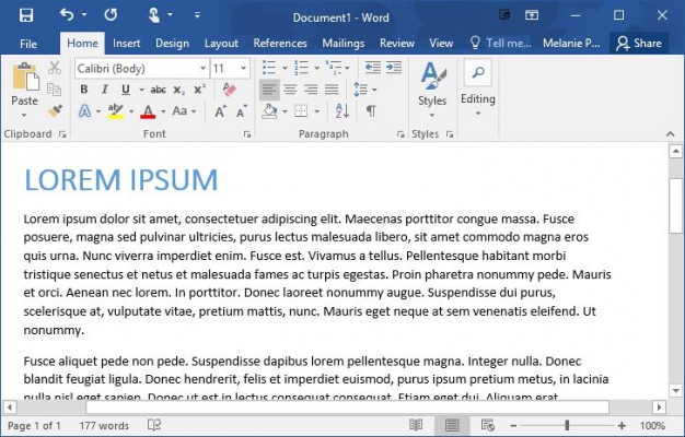 generar textos loren ipsum en word office